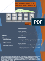 Literature Review of Implementation of Total Productive Maintenance in Manufacturing Area