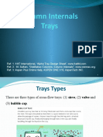 Column Internals Trays: Ref. 3: Aspen Plus Online Help, Aspen One V10, Aspentech Inc