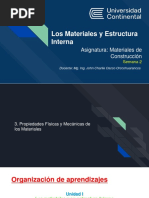 UC - Materiales de Construcción - Tema 3 - Propiedades Físicas y Mecánicas