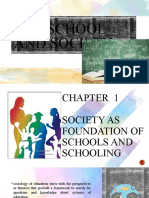 The Society and The School