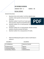 05 Social G8 Periodic Test 2 QP