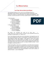 La Dissertation Juridique