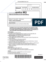 Mechanics M2: Pearson Edexcel