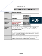 Level 5 Assessment Specification: Appendix Ga36B