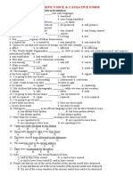 Passive Voice & Causative Form: I. Cirle The Best Option To Complete Each Sentence