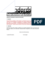 SANS 10198 - Earthing Systems Under 33kV - General Provisions - 2004