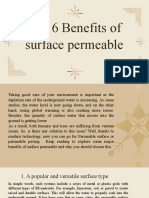 Top 6 Benefits of Surface Permeable