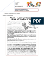 Actividad N°26 Taller de Comprensión Lectora 3°B