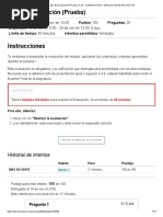 (M1-E1) Evaluación (Prueba) - R.19 - FORMULACIÓN Y EVALUACIÓN DE PROYECTOS PAM