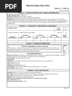 Material Safety Data Sheet: Section 1 - Chemical Product and Company Identification