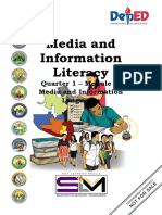 Quarter 1 - Module 7: Media and Information Languages