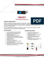 Data Sheet For SMU01 Controller Module Rev05