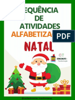 Sequência de Atividades Alfabetização Natal