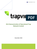 D4.3 Demonstration of Operational Trap Network Created: November 2018