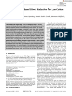 Green Hydrogen-Based Direct Reduction For Low-Carbon Steelmaking