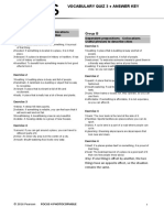 Focus 4 Unit 3 Vocabulary Quiz Resenja