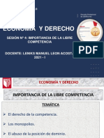 Sesión #4 - Importancia de La Libre Competencia