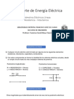 5.1 Parámetros Eléctricos Líneas - Resistencia - Inductancia