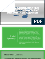 Radial Groundwater Flow of Confined and Unconfined Aquifer: By: Jake Nathaniel R. Abad