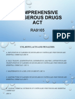 Comprehensive Dangerous Drugs ACT