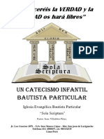 Catecismo Infantil Bautista Perticular Sola Scriptura