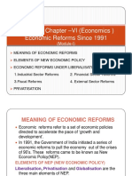 Class XII: Chapter - VI (Economics) Economic Reforms Since 1991