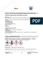 Safety Data Sheet: Chevron (Malaysia) Unleaded Gasoline