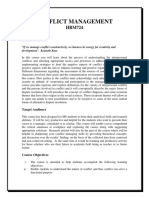 Course Overview of HRM724