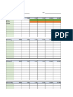 Dienstplan Excel Vorlage