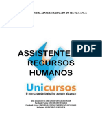 Apostila Unicursos ASS DE RH 2020