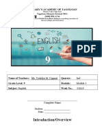 English 9 Mod 3 Q2