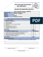 Anexo 07 - Ficha de Avaliação de Estágio - Engenharia Mecânica