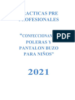 Practicas Pre Profesionales - Confeccion de Prendas de Vestir para Niños