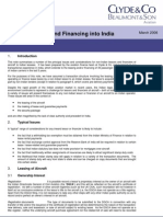 Aircraft Leasing and Financing Into India