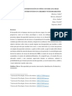 Prevención e Intervención en Niños Con Discapacidad