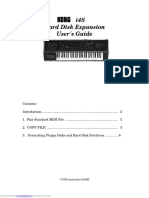 I4S Hard Disk Expansion User S Guide: C1996 Musitronics GMBH