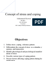 Concept of Stress and Coping: Muhammad Rizwan