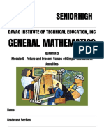 Quarter 2 - Module 5 GENERAL MATHEMATICS