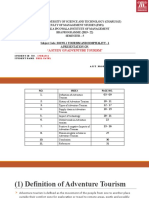 A Study On Adventure Tourism