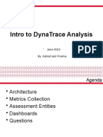 DynaTrace Analysis Overview