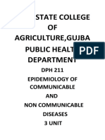 Yobe State College OF Agriculture, Gujba Public Health Department