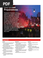 Civil Unrest Preparedness: Preparation