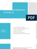 International Marketing Strategy