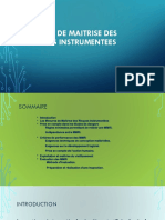 Mesure de Maitrise Des Risques Instrumentees