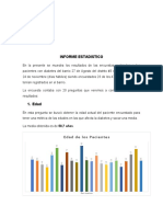 Anexos I - INFORME ESTADISTICO