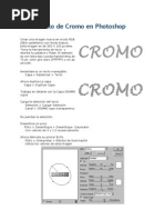 011 Texto de Cromo en Photoshop