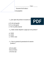 Encuesta Del Producto de Contabilidad 3