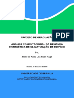 Analise Computacional Da Demanda Energetica de Climatização de Edificio