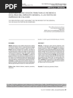 Auditoría de Prevención Tributaria E Incidencia en El Pago Del Impuesto General A Las Ventas en Empresas de Calzado