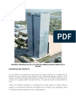 Proceso Constructivo de La Platea de Cimentacion Del Banco de La Nacion